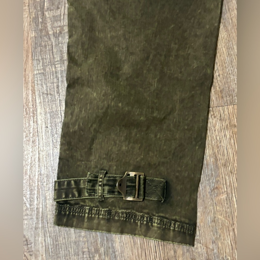 Free People Can't Compare Cargo Pants In Dusty Olive - Picture 8 of 15